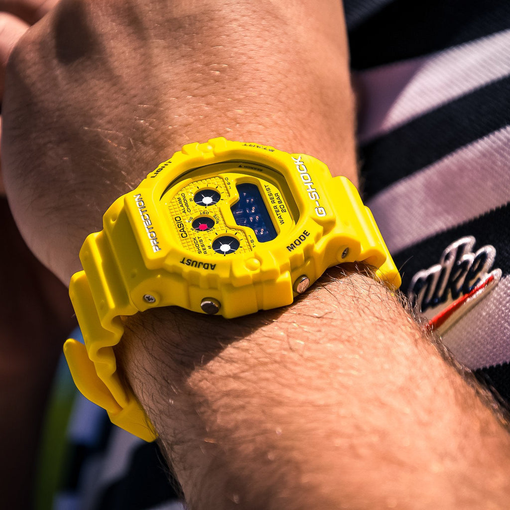 CASIO G-SHOCK DW-5900RS-9DR BOLD ADVENTURE - MEN'S SPORTY YELLOW WATCH with reliable timekeeping and water resistance-i-Watch-2