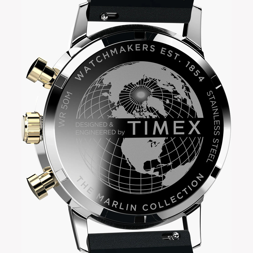 Timex Men's Copper Dial Watch, Black Leather Strap | Tw2w10000 by i-watch