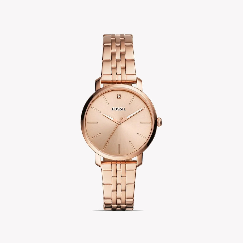 Fossil Women's Rose Gold Watch, Stainless Steel | Bq3567 by i-watch