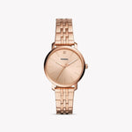 FOSSIL BQ3567 ROSE GOLD - TIMELESS ELEGANCE WOMEN'S WATCH WITH QUARTZ MOVEMENT