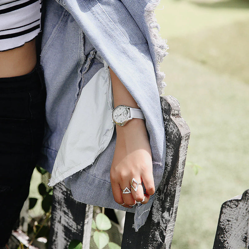Citizen Eu6080-07d Elegantly Functional - Timeless Silver & White Dial Women's Watch by i-watch