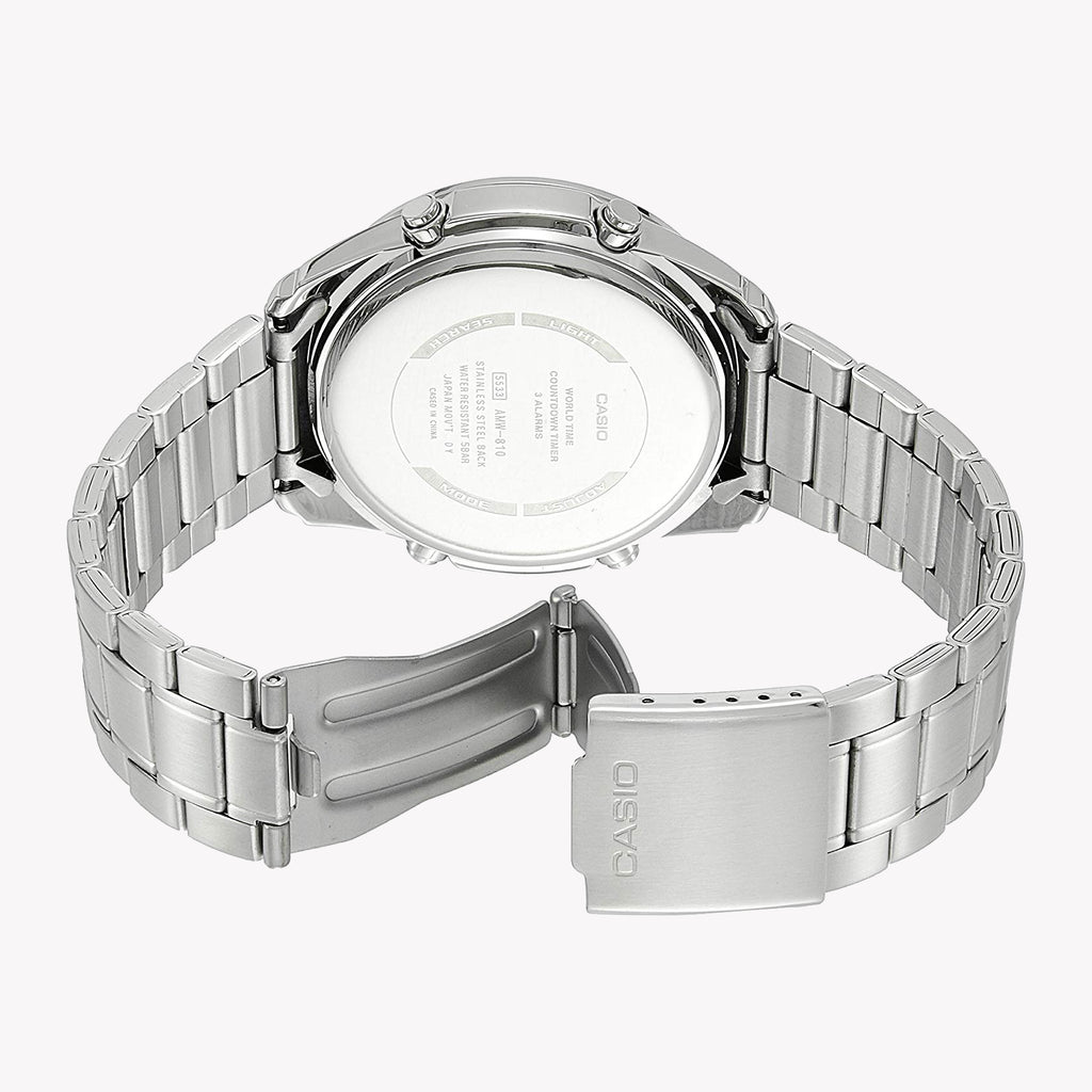 CASIO AMW-830D-1AVDF ADVENTURE TIMEPIECE - STYLISH MEN'S WATCH WITH STAINLESS STEEL BAND & BLACK DIAL-i-Watch-3