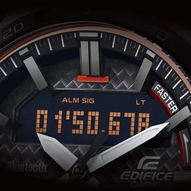 Casio Edifice Ecb-800db-1adr - Sporty Elegance Meets Smart Connectivity Men's Watch by i-watch