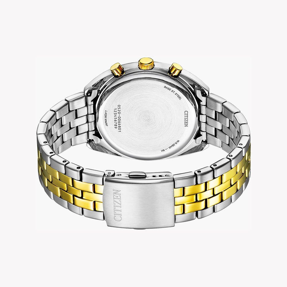 Citizen Men's Stainless Steel Watch, Silver & Gold | An8214-55e by i-watch