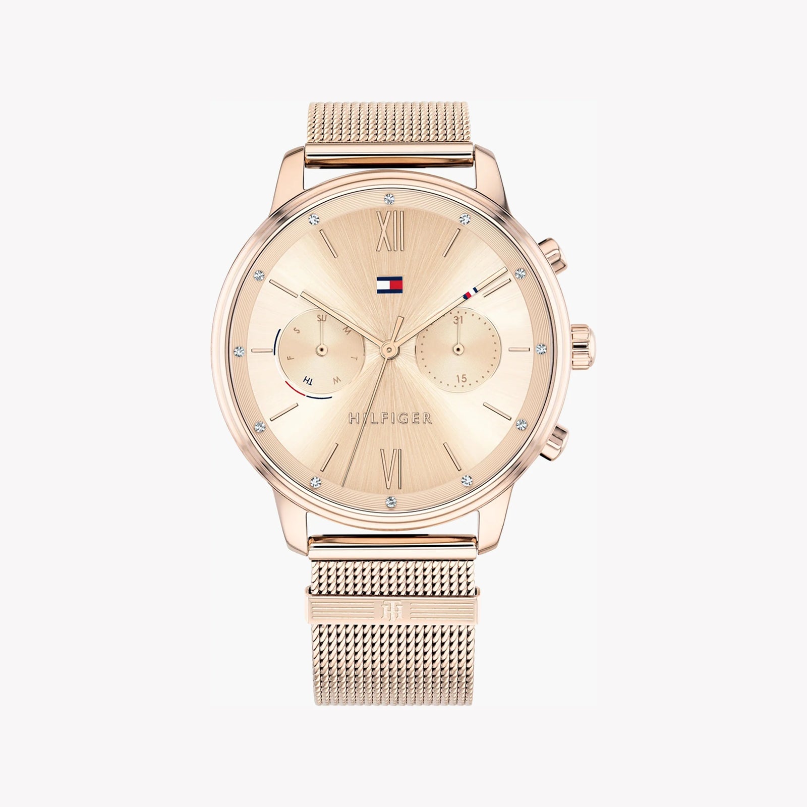 Tommy Hilfiger Women's Rose Gold Watch, Gold Dial | 1782303 by i-watch