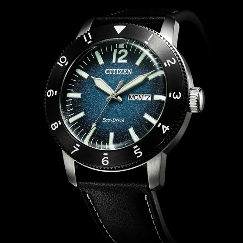 Citizen Aw0077-19l Modern Man's Timepiece - Black & Green Stylish Water-Resistant Watch by i-watch