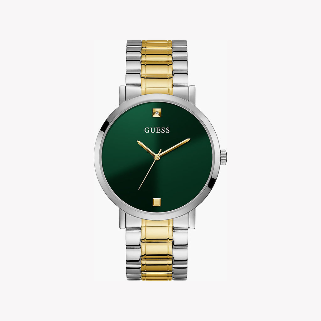 GUESS WATCHES Mod. GW0010G2 - Striking Silver & Green Timepiece-i-Watch