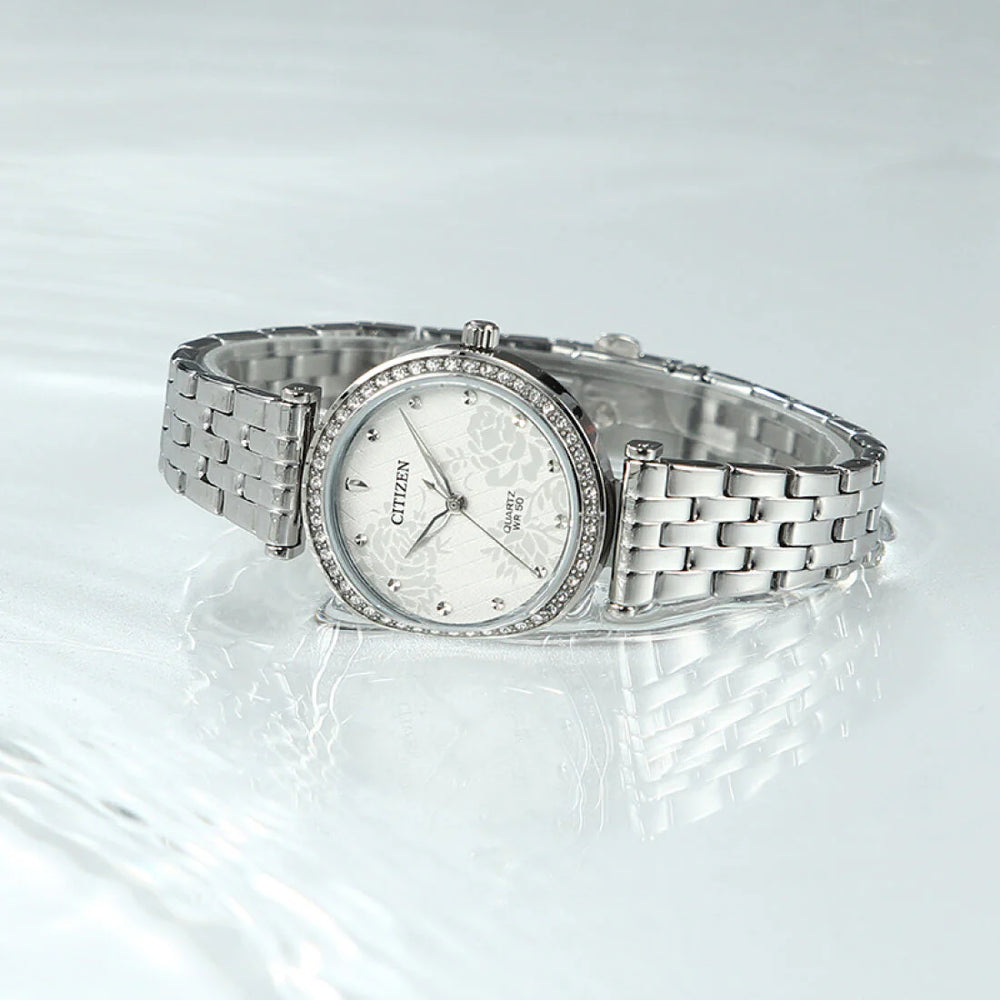 Citizen Women's Silver Stainless Steel Watch, White Dial | Er0211-52a by i-watch