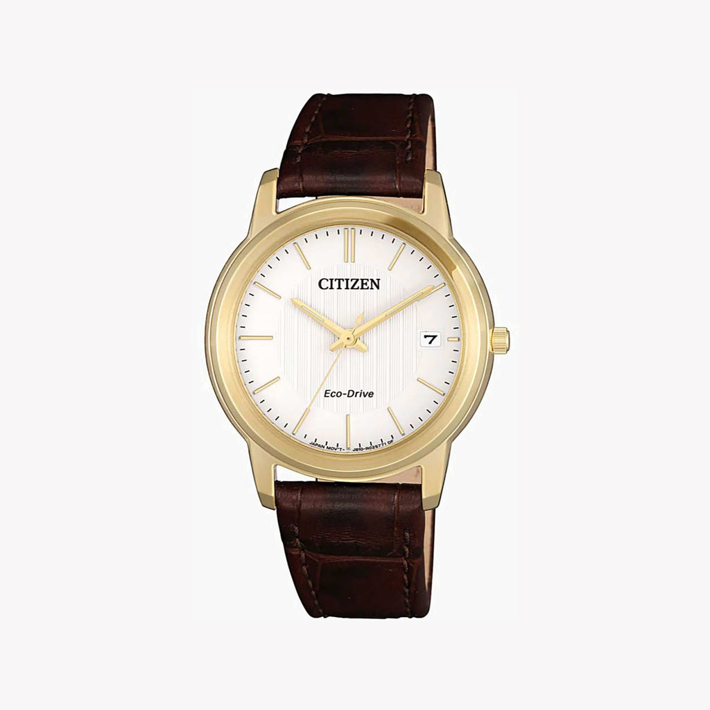 CITIZEN FE6012-11A - ELEGANTALLY MODERN WOMEN'S TIMEPIECE WITH ECO-DRIVE & LEATHER BAND