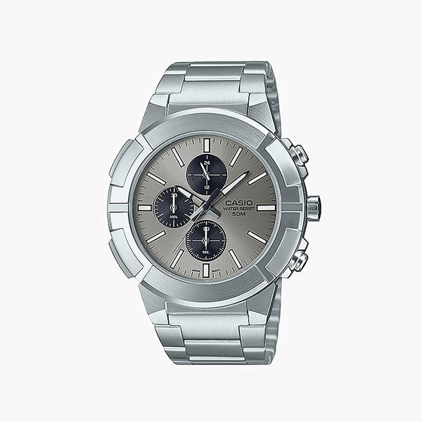 Casio Mtp-E501d-8avdf Adventure Time - Sporty Stainless Steel Men's Watch With Multifunctional Features by i-watch