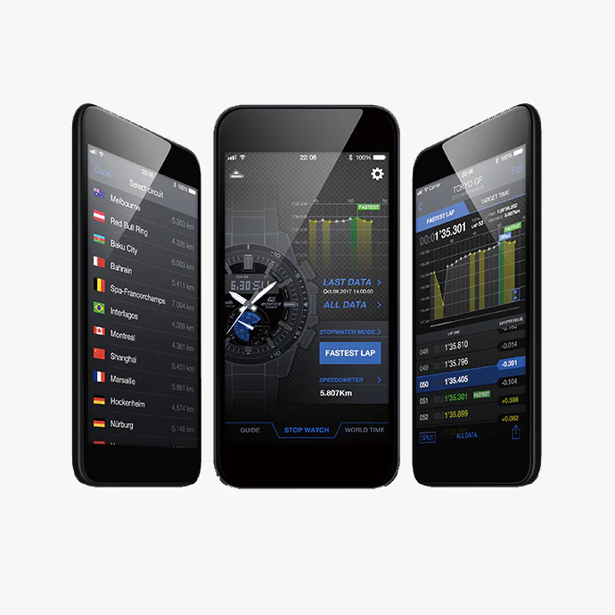 Casio Edifice Ecb-800db-1adr - Sporty Elegance Meets Smart Connectivity Men's Watch by i-watch