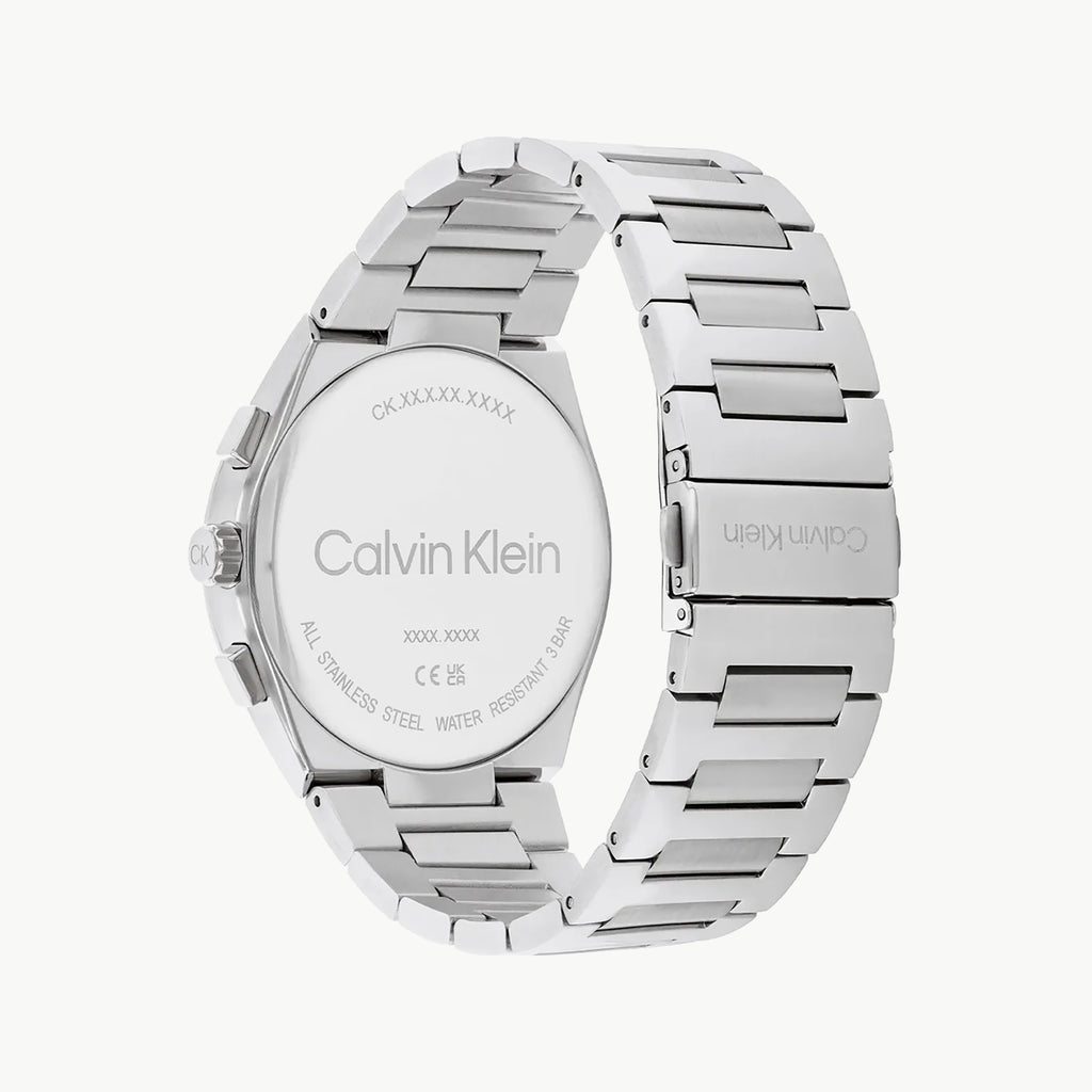 CK CALVIN KLEIN 40MM STAINLESS STEEL - MODERN ELEGANCE MEN'S WATCH WITH GREEN DIAL-i-Watch-3