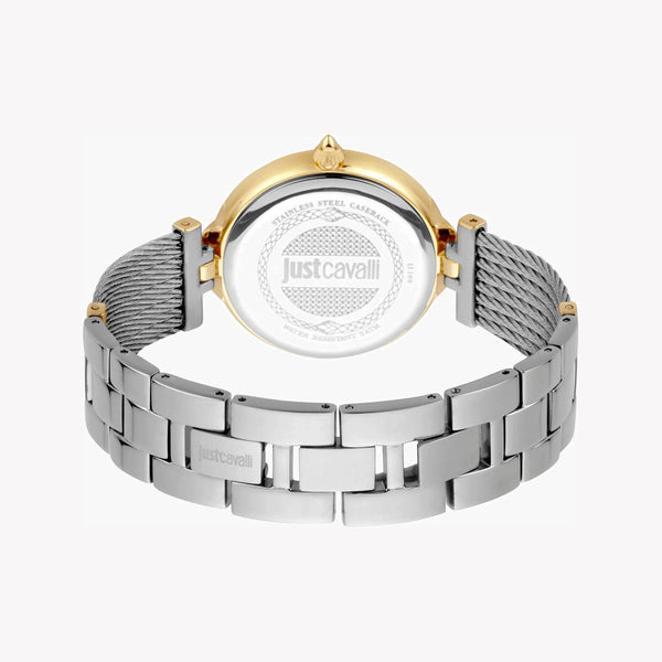 Just Cavalli Women's Silver & Gold Watch, White Dial | Jc1l169m0065 by i-watch