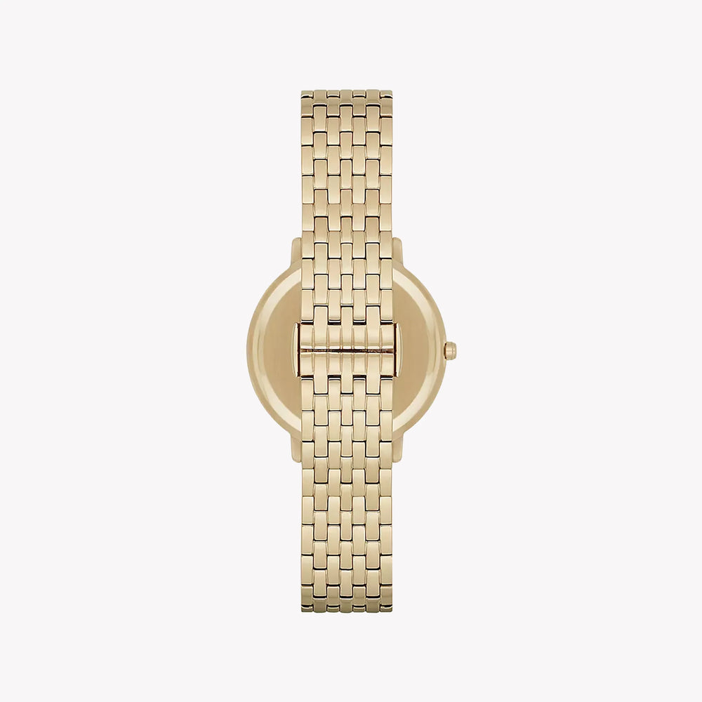 Emporio Armani Women's Gold Stainless Steel, White Dial | Ar11007 by i-watch