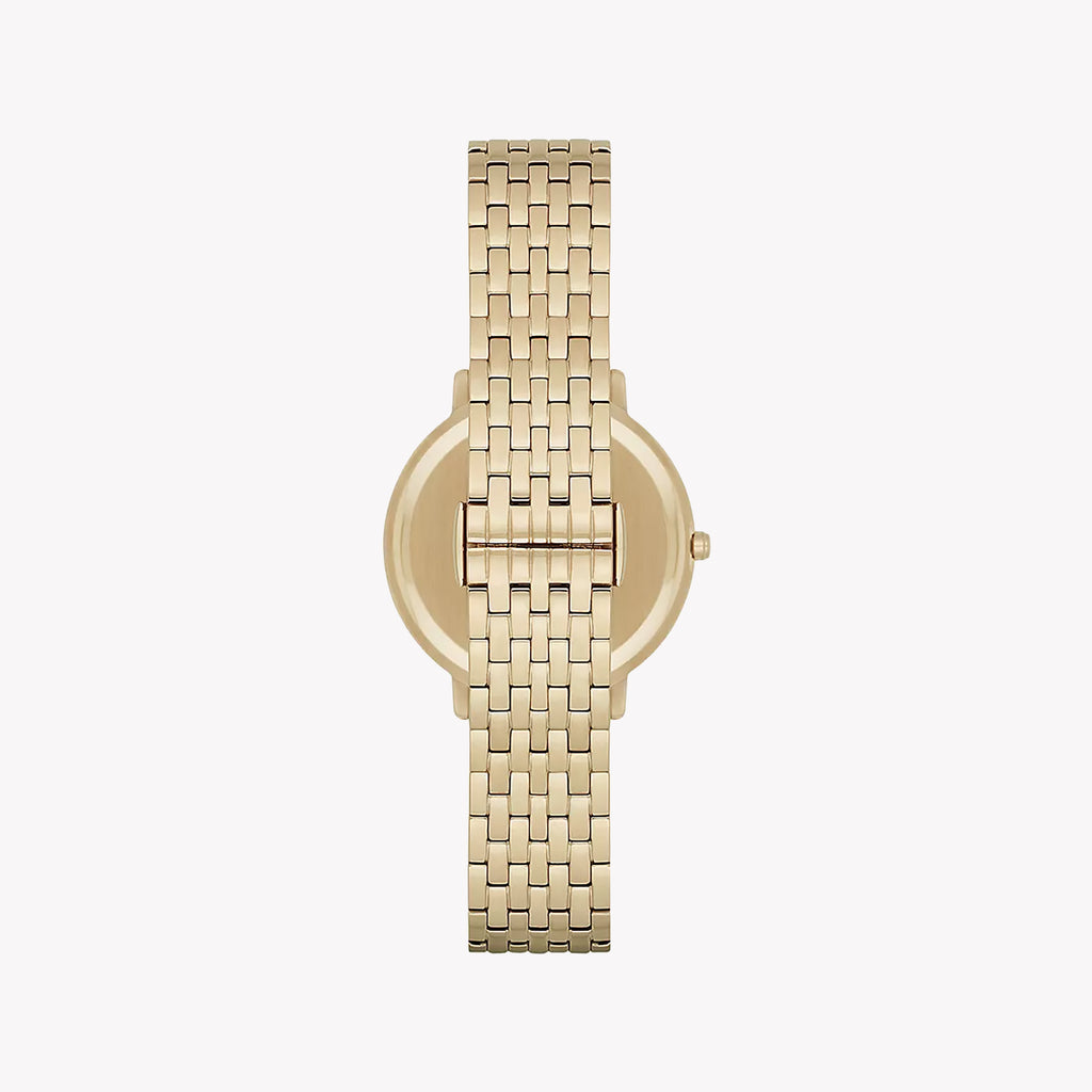 EMPORIO ARMANI AR11007 ELEGANT GOLD - TIMELESS WOMEN’S WATCH WITH WHITE DIAL AND STAINLESS STEEL BAND-i-Watch-4