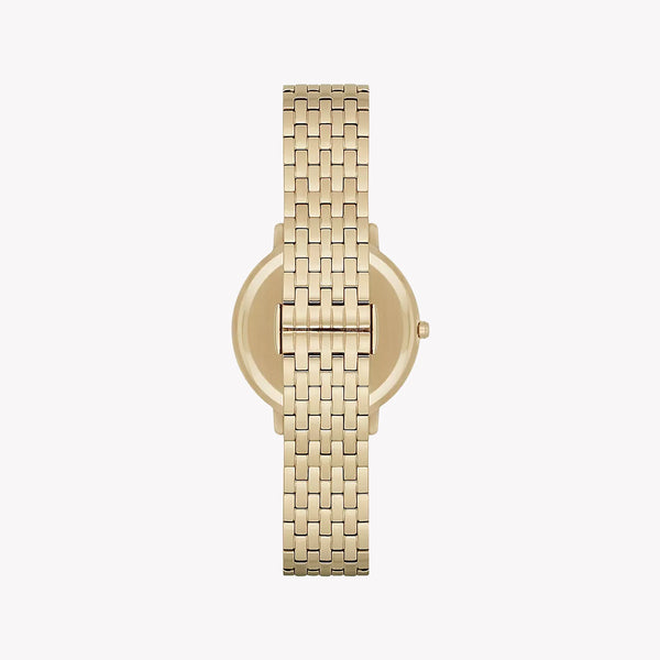 Emporio Armani Women's Gold Stainless Steel, White Dial | Ar11007 by i-watch