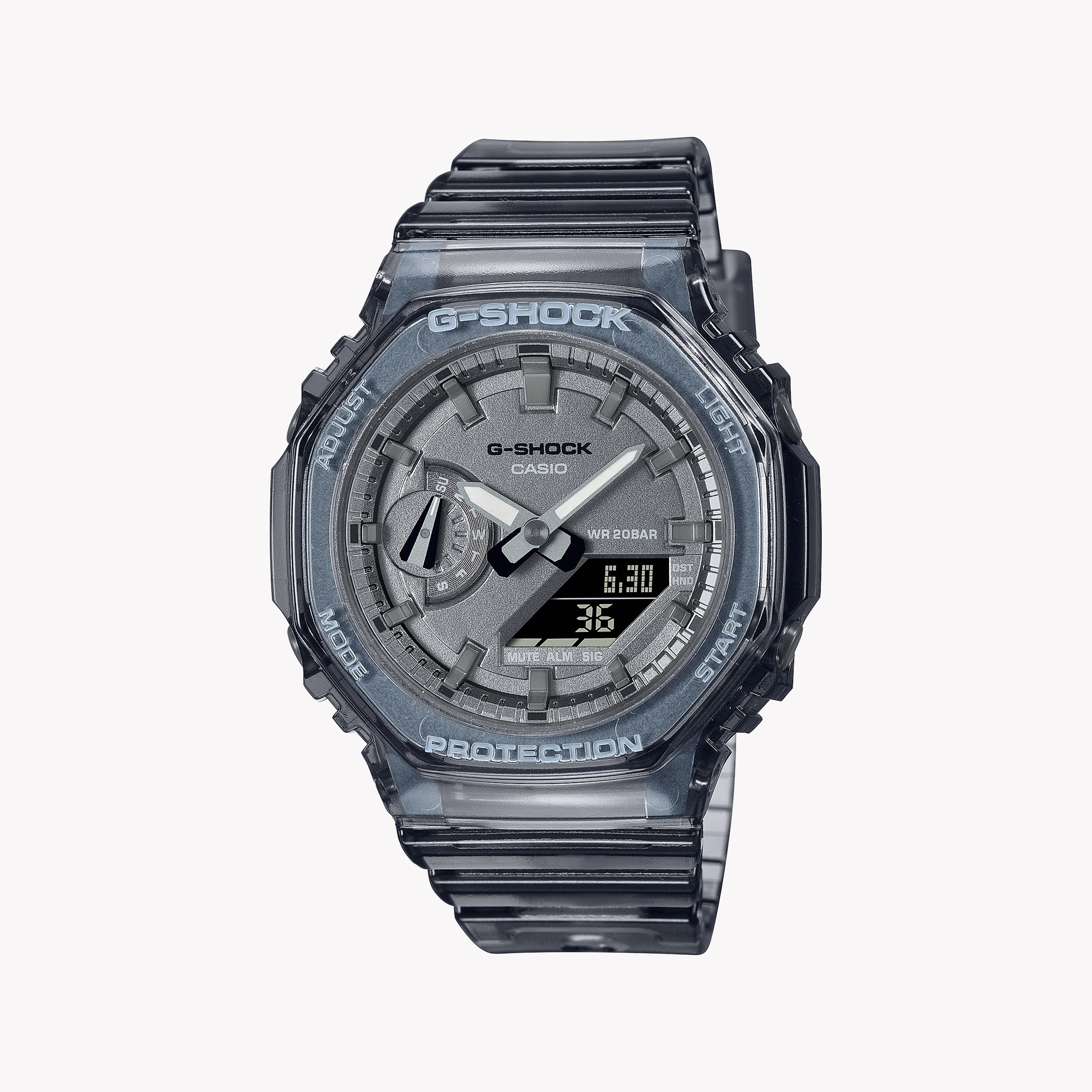 CASIO G-SHOCK GMA-S2100SK-1ADR SPORTY ELEGANCE - GRAY RESIN WOMEN'S WATCH