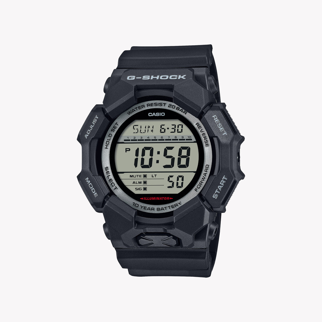 CASIO G-SHOCK GD-010-1ER ADVENTURE-READY - RUGGED DIGITAL MEN'S WATCH WITH BLACK BAND