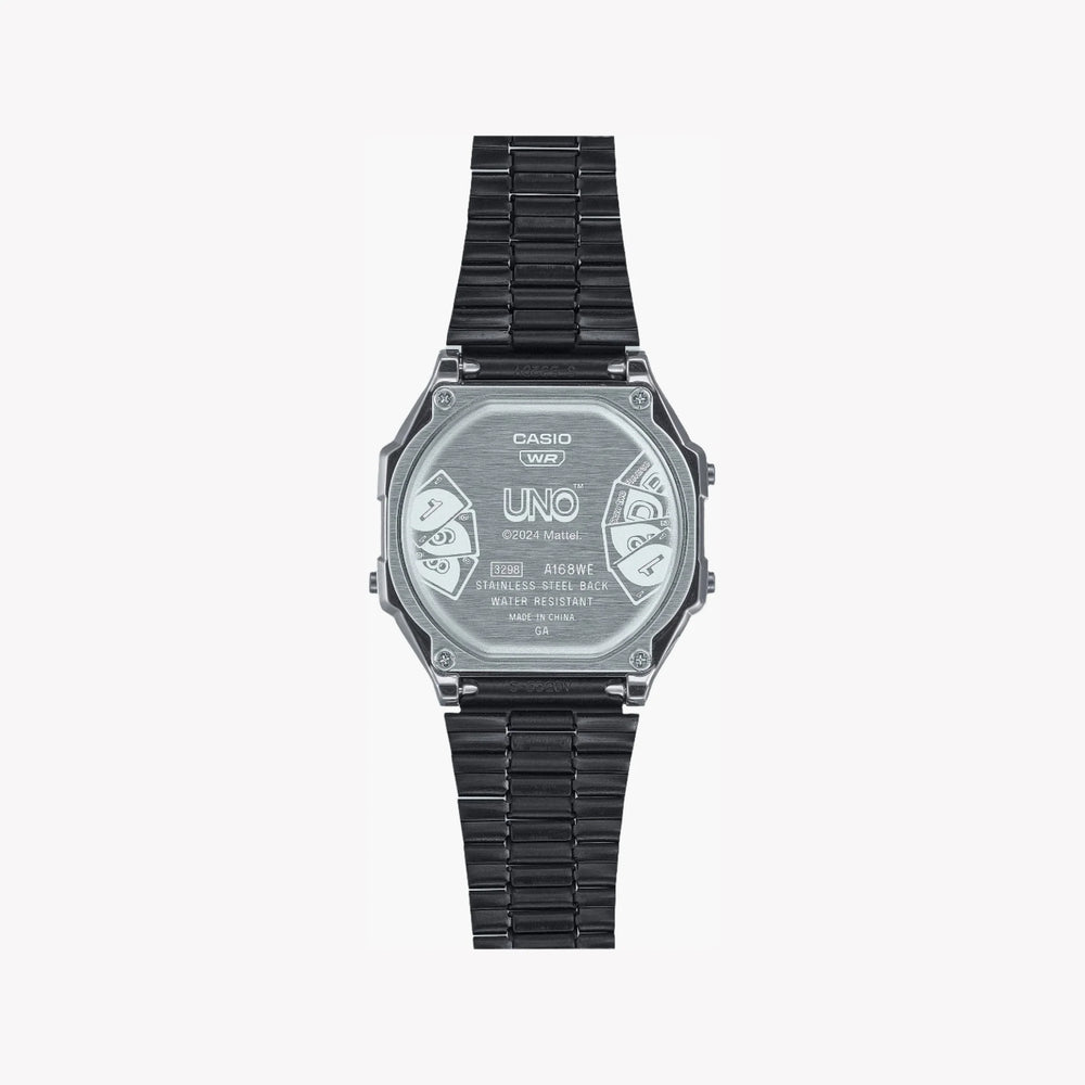 Casio Unisex Gray Resin, Stainless Steel | A168weuc-1adr by i-watch