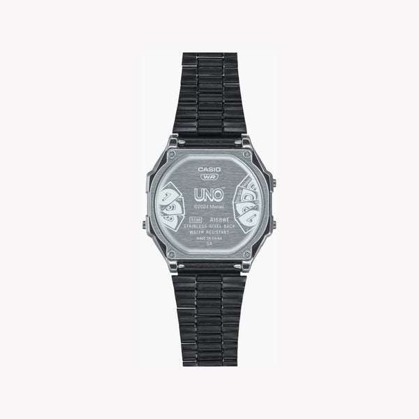 Casio Unisex Gray Resin, Stainless Steel | A168weuc-1adr by i-watch