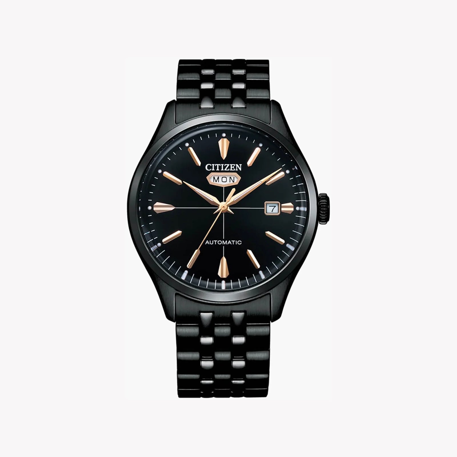 Citizen Nh8395-77e Black Steel Automatic - Powerful Elegance For Men's Style by i-watch