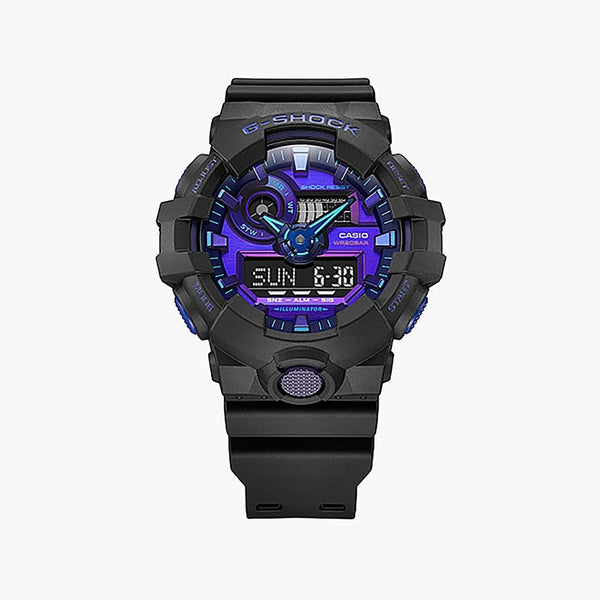 G-Shock Men's Black Resin Watch, Sporty Elegance | Ga-700vb-1adr by i-watch