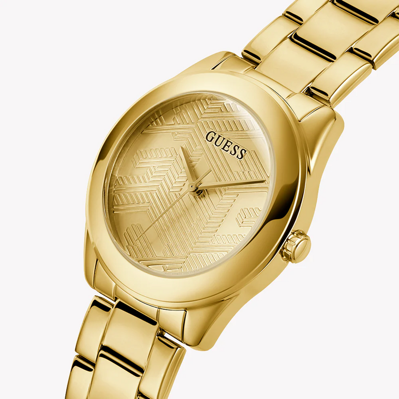 Guess Women's Gold Stainless Steel Watch, Champagne Dial | Gw0606l2 by i-watch