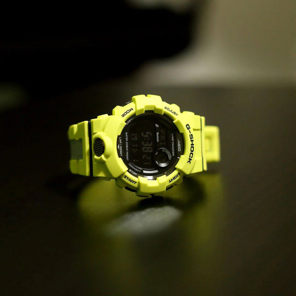 Casio G-Shock Gbd-800lu-9dr Tough & Sporty - Bold Yellow Digital Timepiece by i-watch