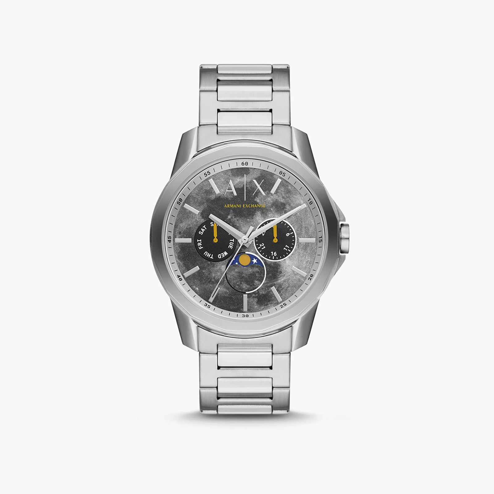 Armani Exchange Men's Silver Watch, Grey Dial | Ax1736 by i-watch