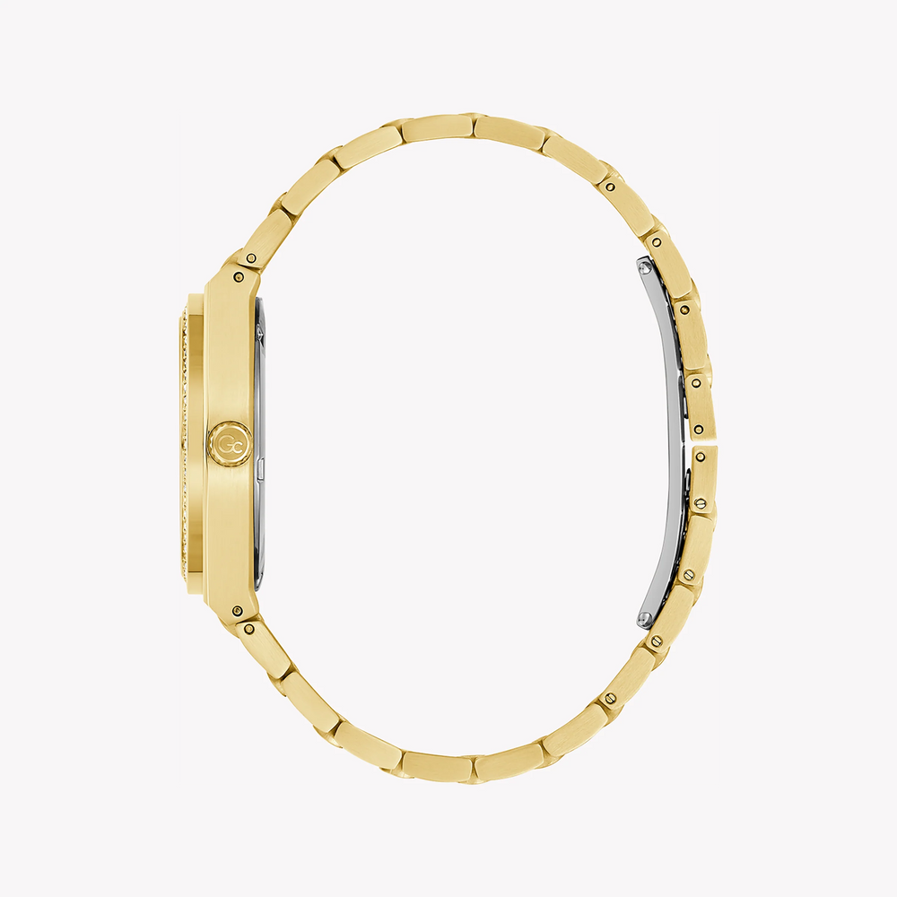 Guess Women's Gold Stainless Steel Watch, White Dial | Z38002l1mf by i-watch
