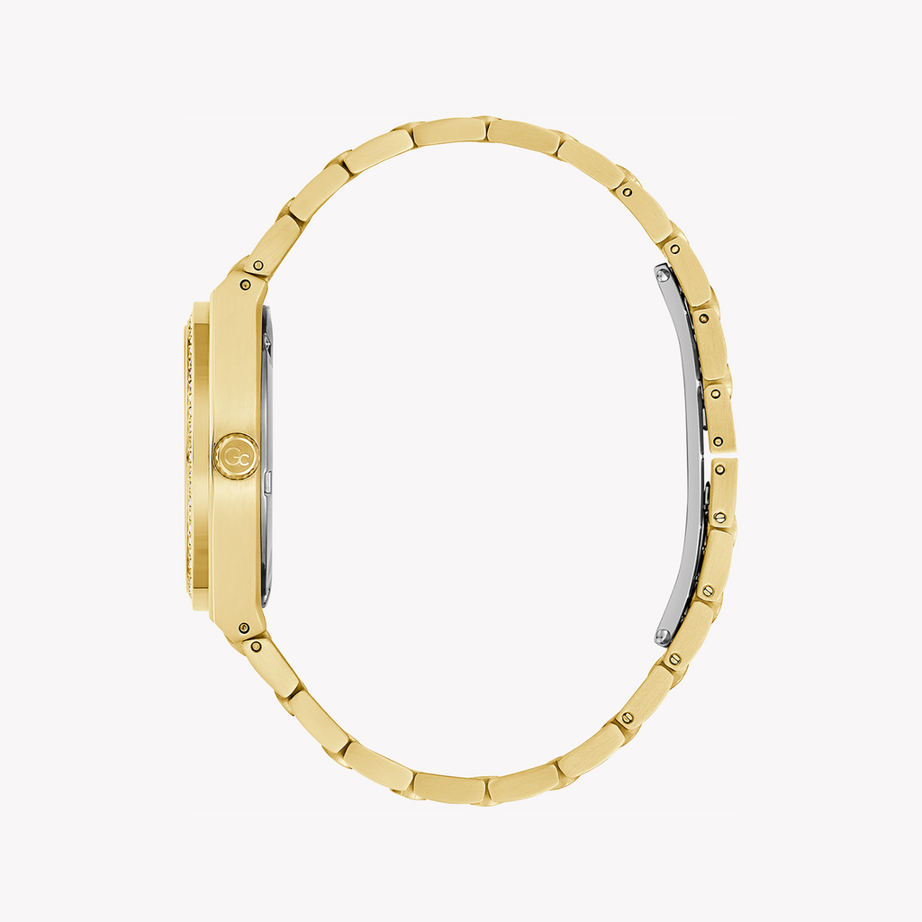 GUESS COLLECTION Z38002L1MF - GOLDEN RADIANCE: ELEGANT WOMEN'S WATCH with White Dial & Luxe Stainless Steel Band-i-Watch-2