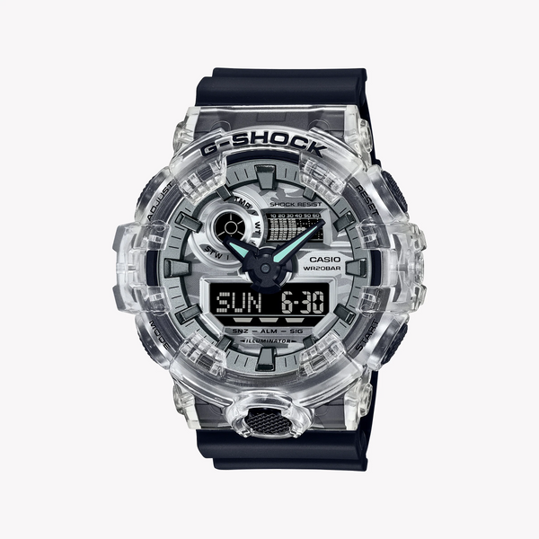 G-Shock Men's Silver & Black Resin Watch | Ga-700skc-1adr by i-watch