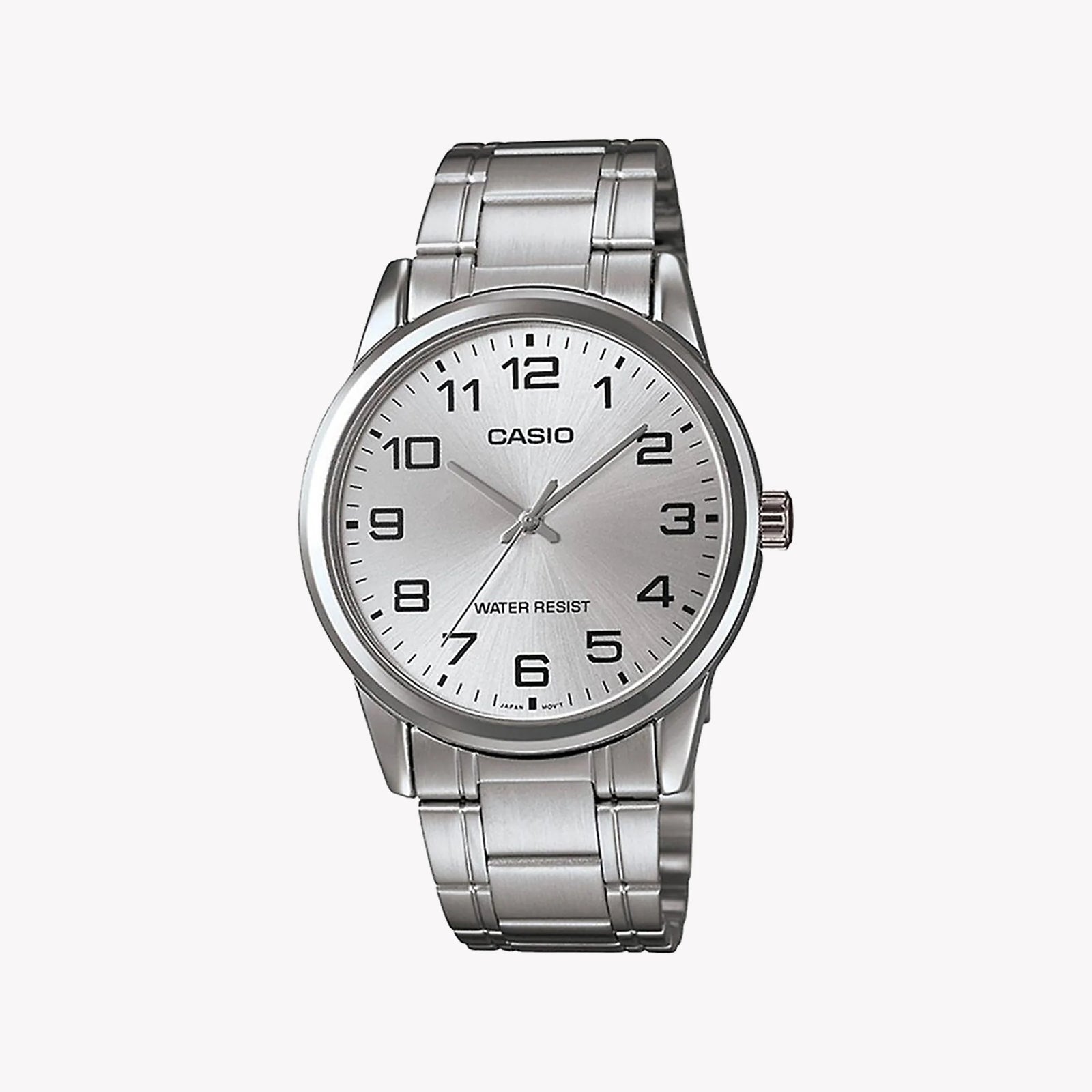 Timeless Style Unisex Silver Stainless Steel Watch | Mtp-V001d-7budf by i-watch