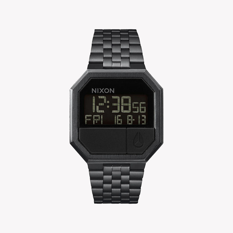 Nixon Men's Black Stainless Steel Watch, Black Dial | A158-001 by i-watch