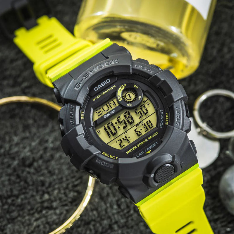 Casio G-Shock Gmd-B800sc-1bdr Dynamic Fusion - Sporty Women's Watch With Sleek Black Resin BAnd and Vibrant Yellow Digital Display by i-watch