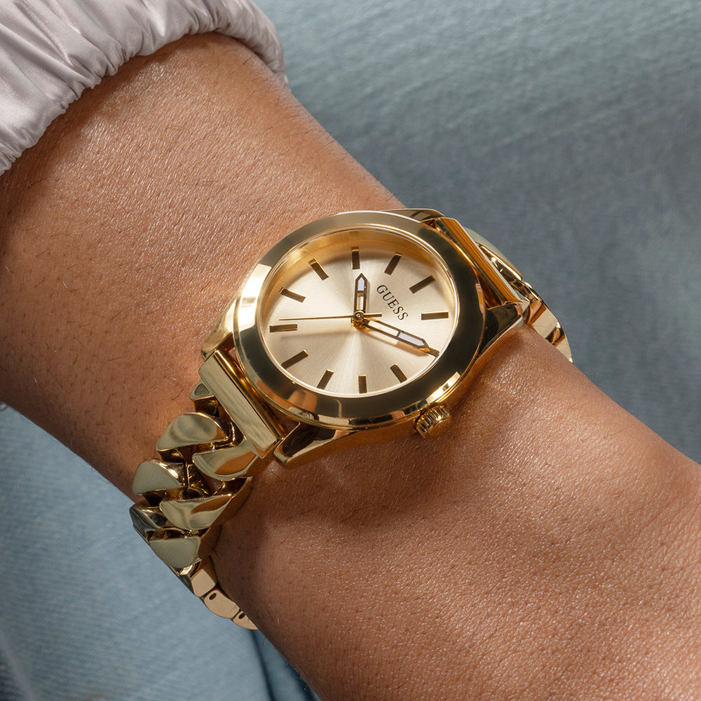 GUESS GW0653L1 - ELEGANT GOLD CHAMPAGNE DIAL WOMEN'S WATCH - TIMELESS SOPHISTICATION-i-Watch-5