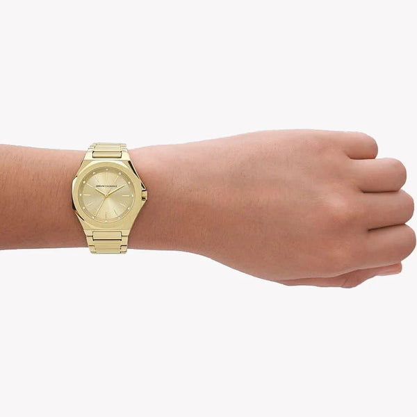 Armani Exchange Women's Gold Stainless Steel Watch | Ax4608