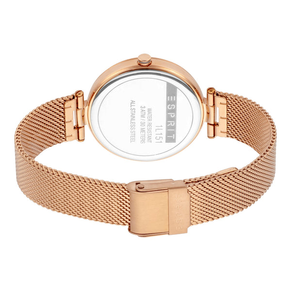 Esprit Women's Watch With Rose Gold Stainless Steel Case And Rose Gold Stainless Steel Band by i-watch