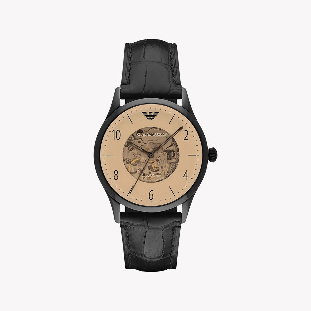Emporio Armani Men's Black Watch, Brown Dial | Ar1923 by i-watch