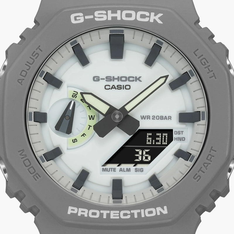 G-Shock Men's Gray Resin Watch, Gray Case & Band | Ga-2100hd-8adr by i-watch