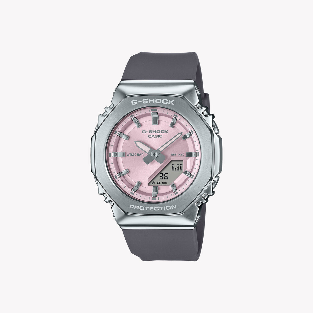G-SHOCK GM-S2110-4AER - ELEGANT ADVENTURER: Women's Pink Dial & Eco-Friendly Band Watch
