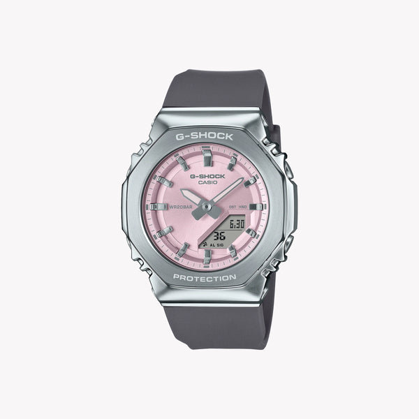 G-SHOCK GM-S2110-4AER - ELEGANT ADVENTURER: Women's Pink Dial & Eco-Friendly Band Watch