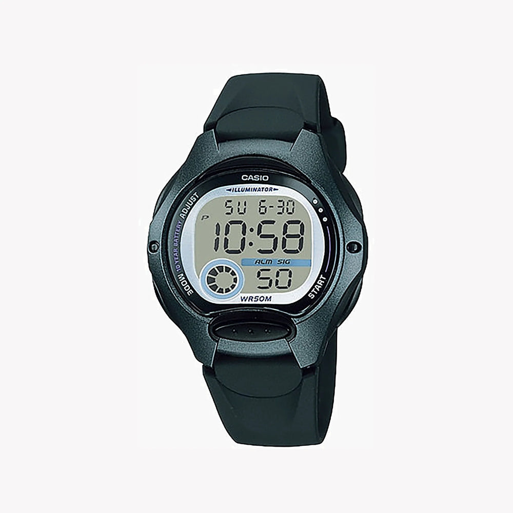 Casio Lw-200-1bvdg - Vibrant Sporty Style Digital Watch For Women With Green Resin Band by i-watch