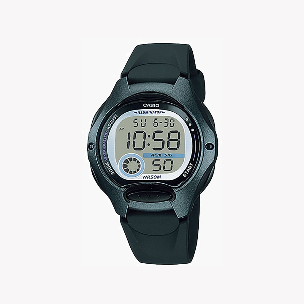 CASIO LW-200-1BVDG - VIBRANT SPORTY STYLE DIGITAL WATCH FOR WOMEN WITH GREEN RESIN BAND