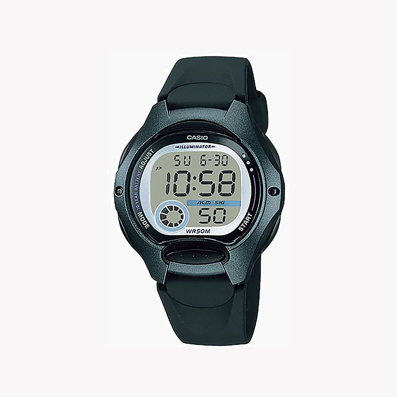 Casio Lw-200-1bvdg - Vibrant Sporty Style Digital Watch For Women With Green Resin Band by i-watch