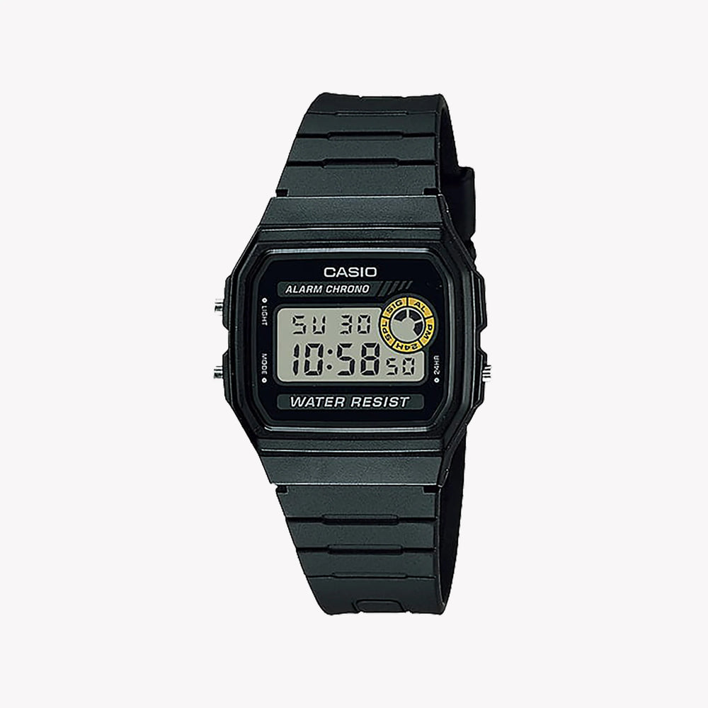 Chic Versatility Unisex Resin Watch, Black | F-94wa-8dg by i-watch