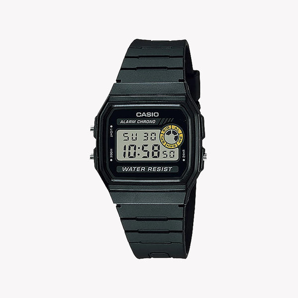Chic Versatility Unisex Resin Watch, Black | F-94wa-8dg by i-watch