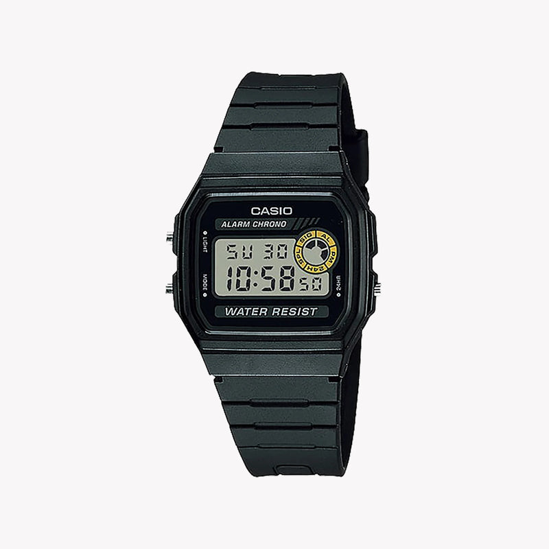 Chic Versatility Unisex Resin Watch, Black | F-94wa-8dg by i-watch