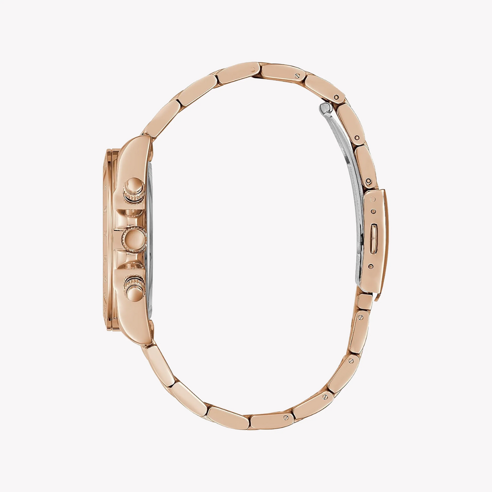 Guess Women's Rose Gold Stainless Steel Watch, Rose Gold Dial | Gw0314l3 by i-watch