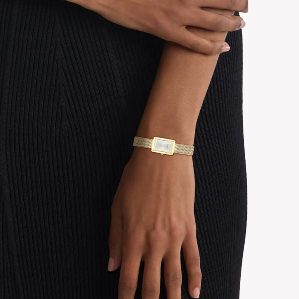 CK CALVIN KLEIN GOLD RADIANCE - ELEGANT WOMEN'S WATCH WITH STAINLESS STEEL BAND AND SILVER DIAL-i-Watch-4